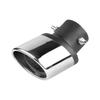 Srasakan Car Muffler Cutter, Downward Facing, 2.5 Inch Diameter, Exhaust Tip, Stainless Steel, Diagonal