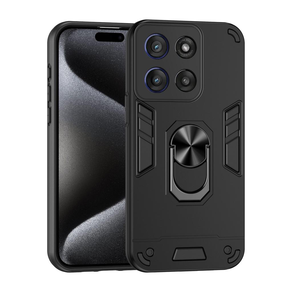 Защитный чехол военного класса для Motorola Moto G56 G86 5G G06, противоударный, с кольцом-подставкой.