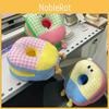 Emoticon Lattice Dopamine Pattern Neck Pillow Plush Toy Office Rest Gift Prop