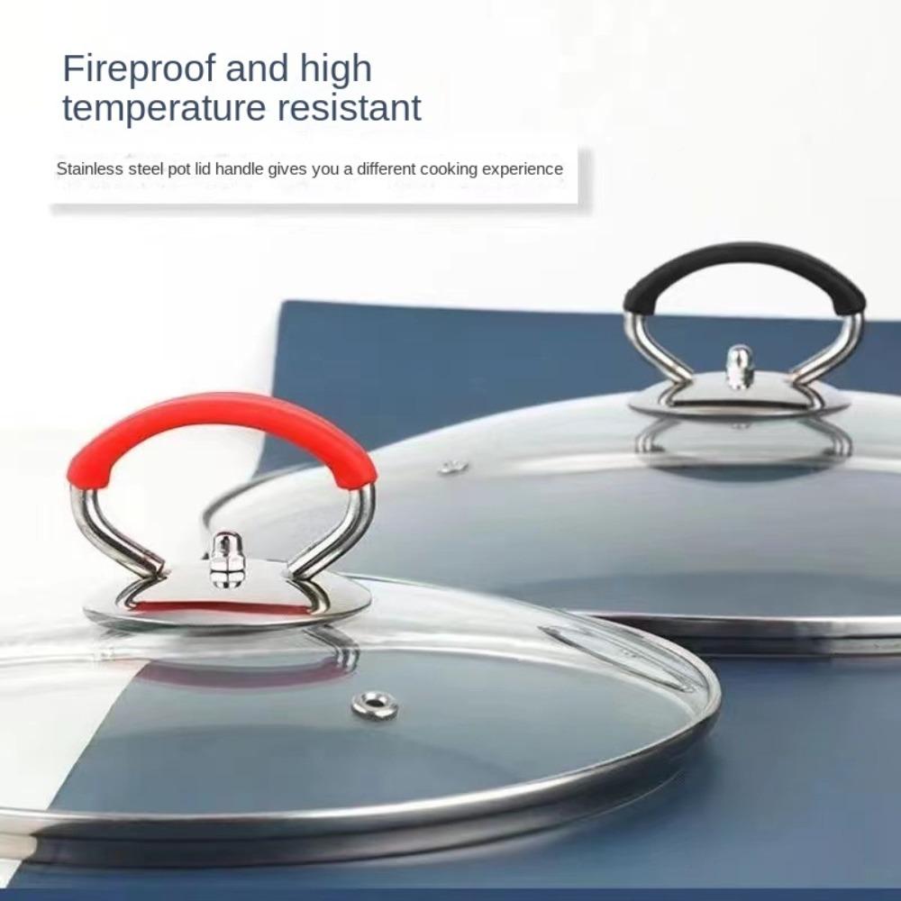 2 шт. ручка для кастрюли из нержавеющей стали, противоожоговая крышка для кастрюли, ручка для кухни, аксессуары