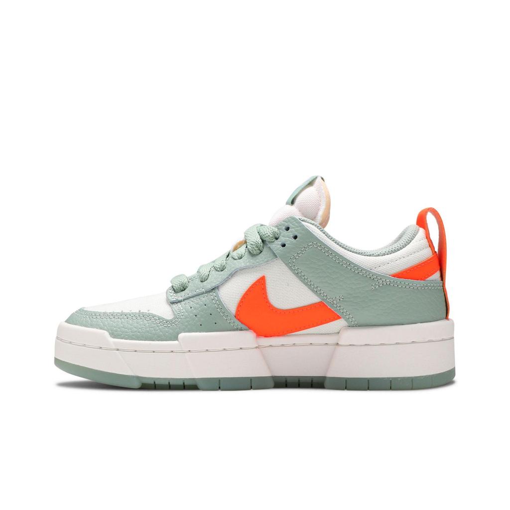 Nike Womens Dunk Low Disrupt 'Sea Glass Crimson' (women's sizes) Sea Glass / Hyper Crimson / Steam / Sail Skateboard Shoes DJ3077 001