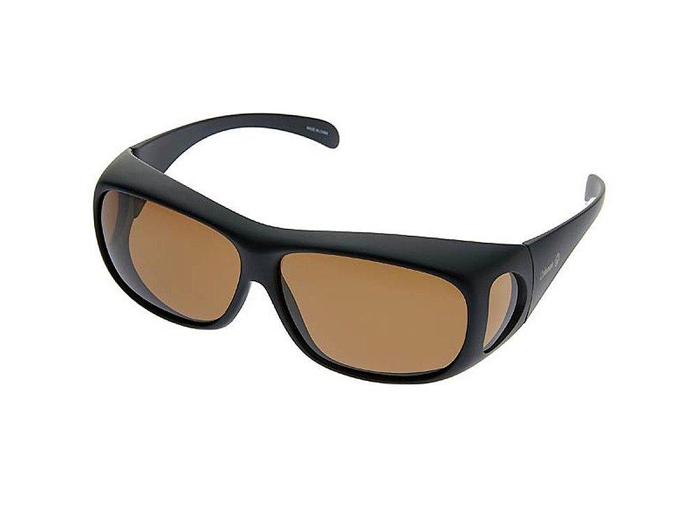Coleman Polarized Black be worn over regular Over-Glasses Sunglasses, Matte, CO-3012-2 (Can eyeglasses)