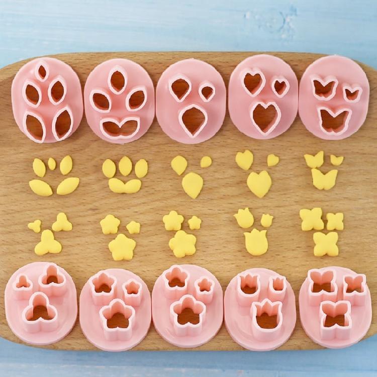 Формы для лепки для изготовления украшений из глины DIY Серьги Рамка Формы для лепки Практичные Форма цветка Формы для сережек из глины
