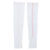 1 Pair Unisex Arm Warmers AntiUV Arm Covers Outdoor Drive Sport Half Finger Sleeves(White S)