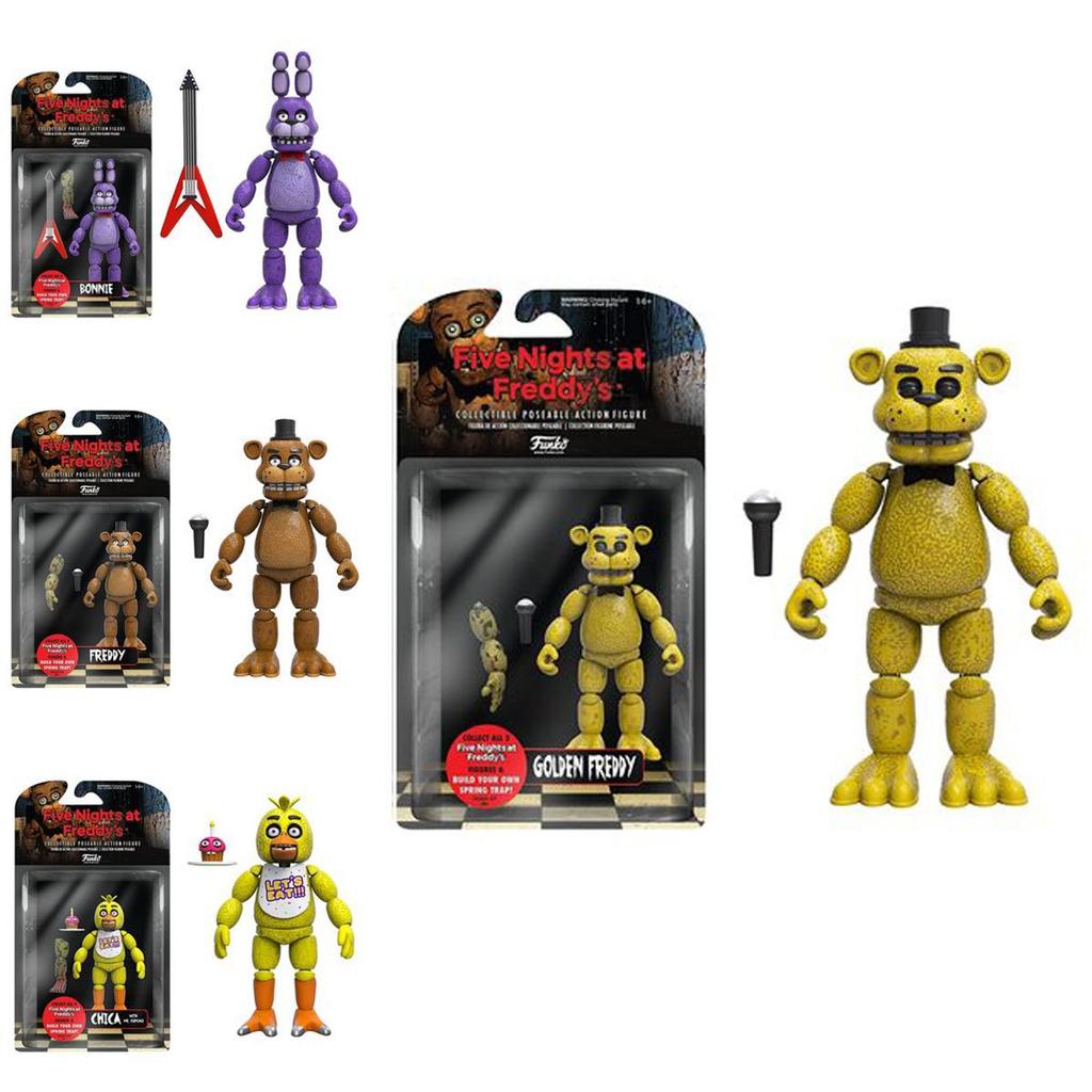Fnaf Funko Пять Ночей с Фредди Подвижная Фигурка Золотой Фредди для Детей