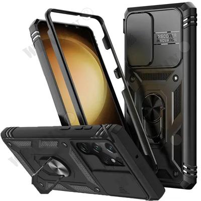 Чехол для Samsung S25 S24 S23 S22 Ultra Plus S24 FE A56 A36 Сверхпрочный с подставкой, вращающейся на 360 градусов, с защитой камеры Ударопрочный чехол