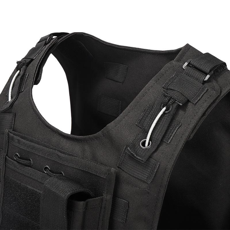 CAMO Multi-functional tactical vest amphibious vest three-round magazine CS Training uniform camouflage outdoor camping protective gear