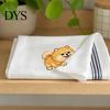 Cute Kitchen Decor Puppy Tea Towel, Embroidered Corgi Dachshund Dish Absorbent Decorative Hand Towels for Bathroom Quick Dry Towel Dog Lovers