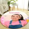 Personalized M-Ms Rachel Round Chair Office Rug - Perfect for Mat, Office Chair & More - Ideal Gift for Birthdays and Holidays