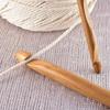12pcs/set 3-10mm Bamboo Handle Crochet Hook Knit Craft Knitting Needle Weave Yarn for Handcrafted Weave Yarn Craft