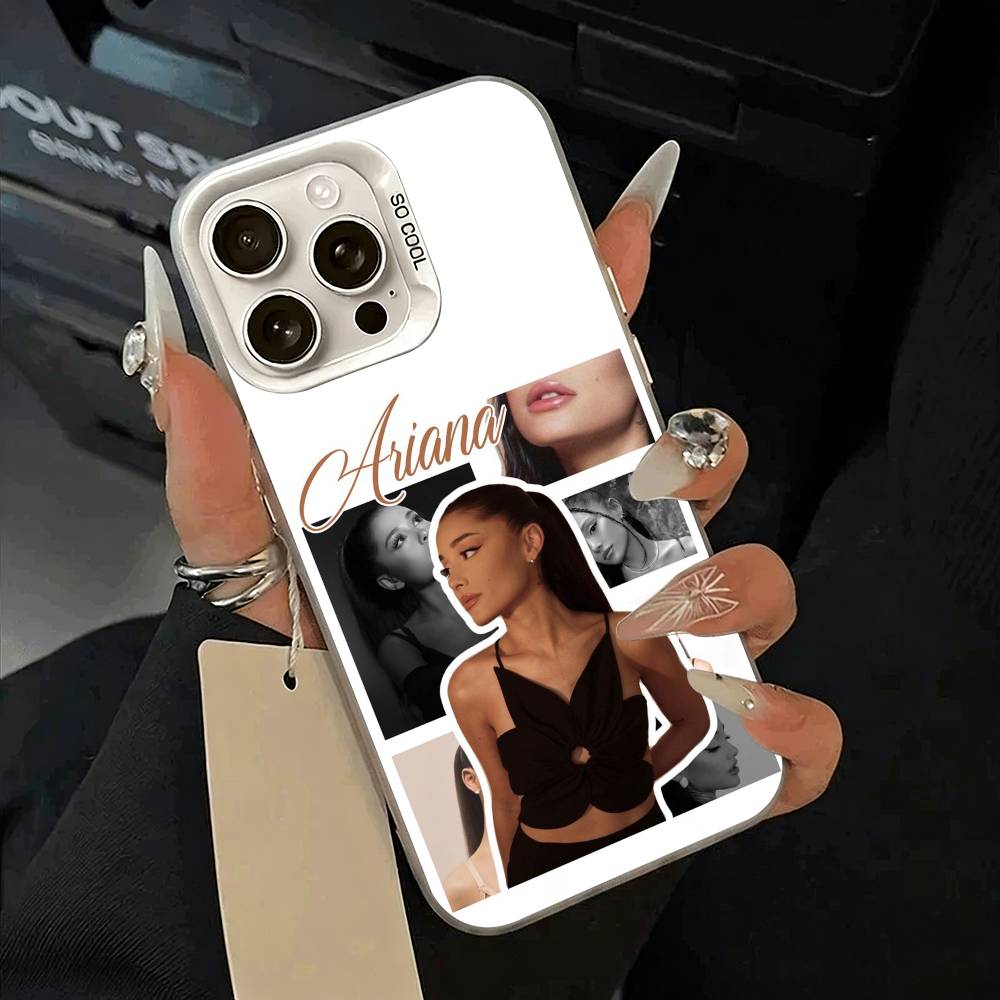 Чехол для телефона Addison Rae для iPhone 11 12 13 14 15 16 Pro Max Plus белый Серебристый Чехол для телефона
