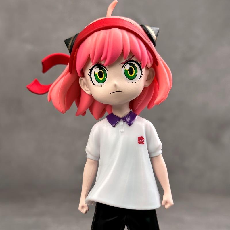 Spy Play House Football Aniya Scenery Figure Anime Peripheral Model Ornament Birthday Gift Wholesale