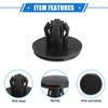 VekAuto 25pcs Fender Liner Retainer Clips for Honda Made of Durable Black Plastic
