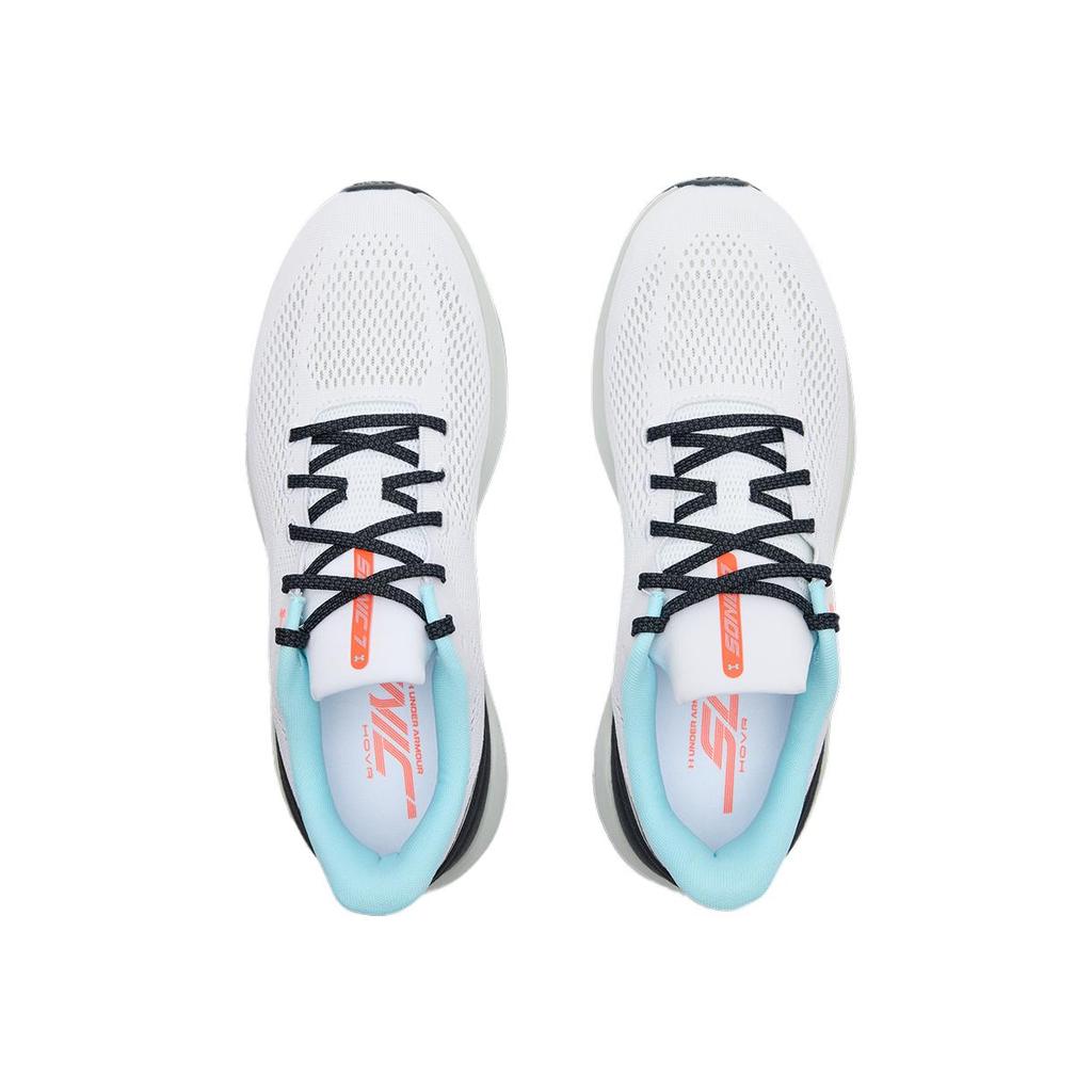 Under Armour Кроссовки для бега с амортизацией Sonic 7, износостойкие, низкие, мужские, белые 3028002-103
