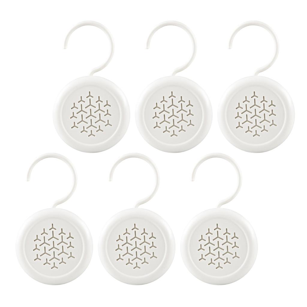 6Pcs Hanging Moth Repellents for Wardrobes Protects Clothes from Moth Larvae and Eggs Effective for Drawers and Cabinets