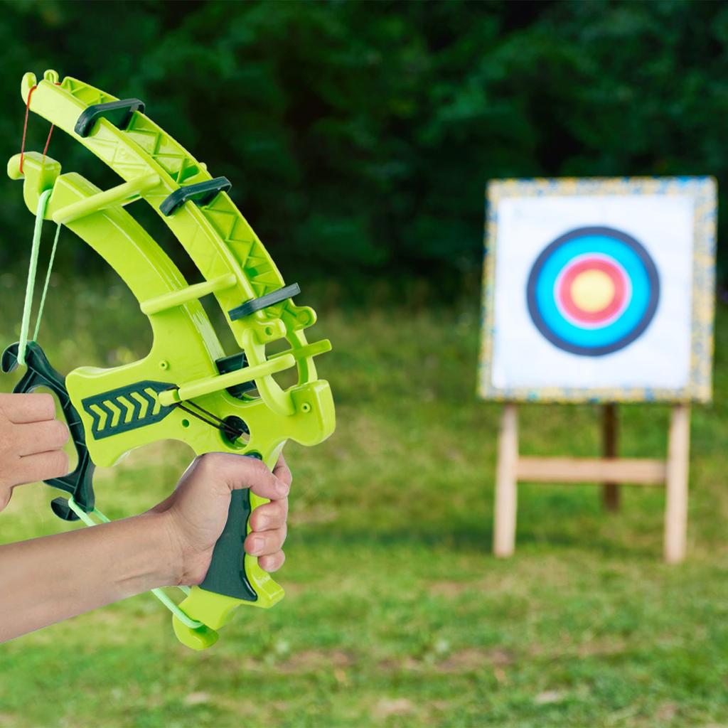 Bow And Arr Ow Catapult детская игрушка для стрельбы в помещении и на открытом воздухе мишень EVA губка мяч ведро этикетка