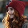 Winter Big Head Wool Hat, Enlarged Cold and Warm Cold Hat, Wool Blended Winter Girls Thick Knitted Hat