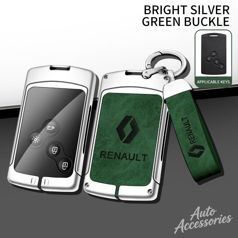 For Renault Koleos Kadjar Clio Captur Megane Talisman Espace Scenic Arkana Dacia Sandero Zinc Alloy Car Key Case Protector Shell NN40