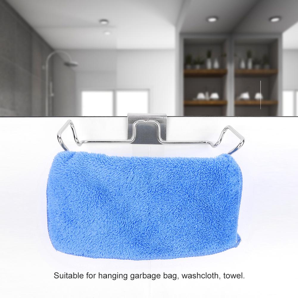 Кухонный подвесной органайзер из нержавеющей стали для хранения полотенец, мусора и других кухонных принадлежностей