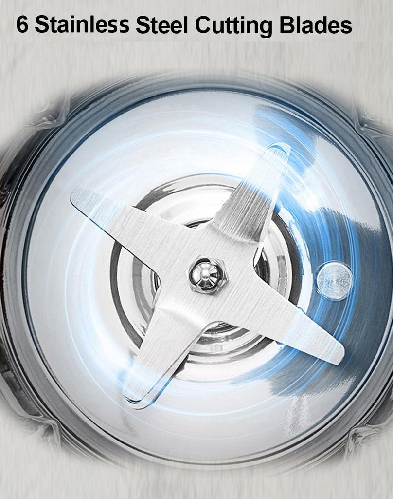 Восстановленный блендер BioloMix T5200 3 л.с. 2200 Вт с таймером, миксер для фруктов и продуктов, соковыжималка, емкость 2 л, не содержит BPA