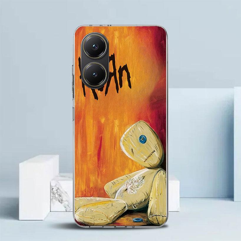 Мягкий чехол K-Korn Rock Band для телефонов Xiaomi Poco F7 Ultra X7 X6 X5 Pro M7, чехол-накладка Redmi 15 15C 13 13C 12 12C 10 10C с принтом Po