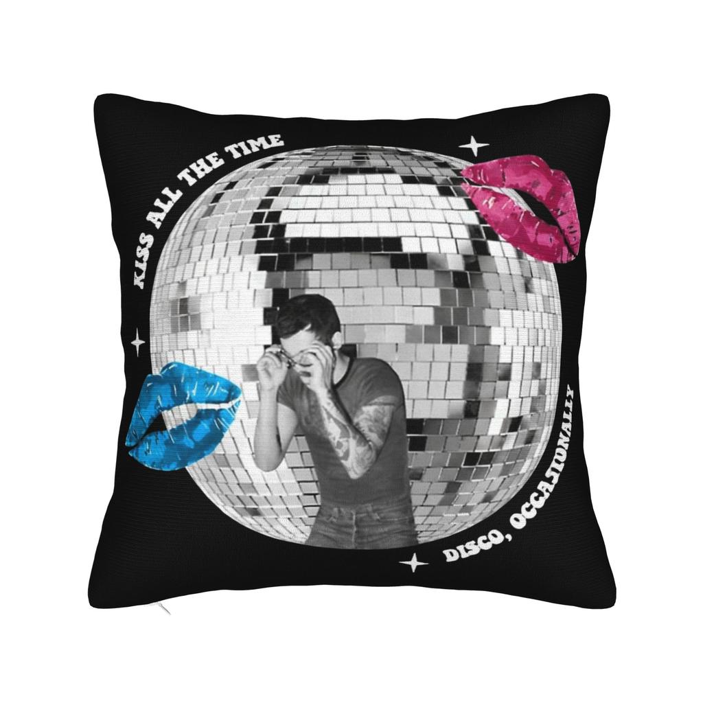 Harrys Styles Kiss All The Time Disco Occasionally Pillowcase Soft Cushion Cover Decorative Throw Pillow Case Cover Home 18''