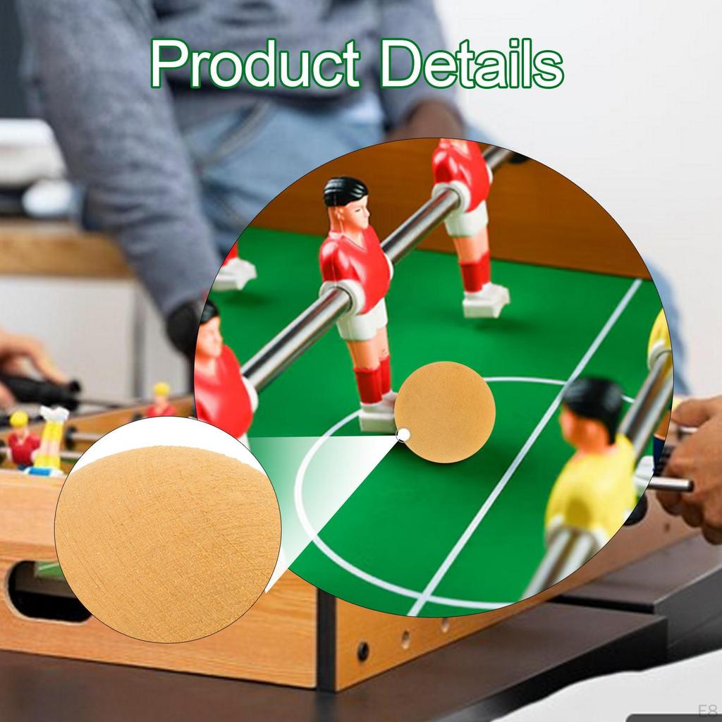 4 Pieces Foosball Balls Replacements 36 Mm for Adults Tabletop Game Accessory Table