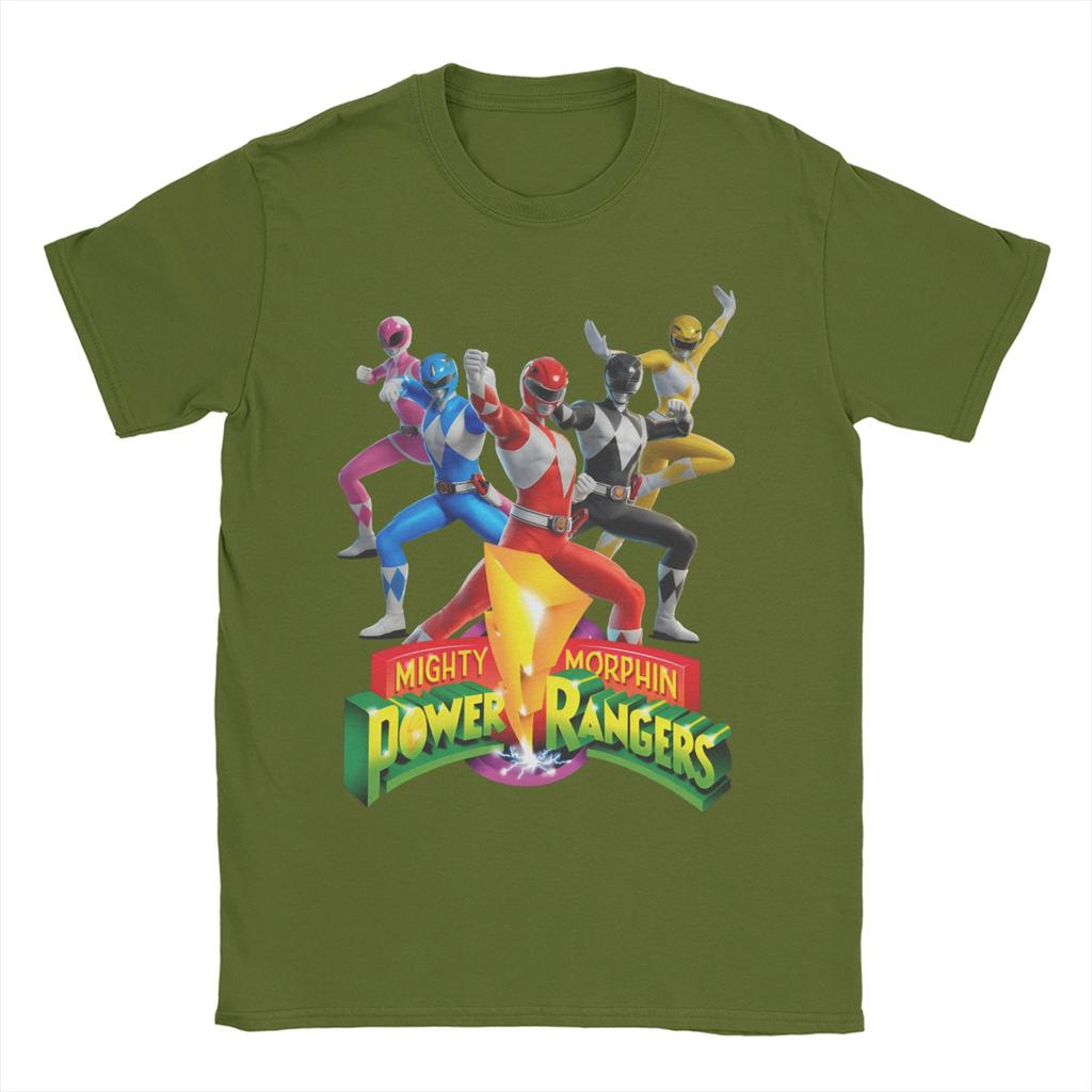 Vintage Tommy The White Power Rangers Tshirt Unisex Unisex Crewneck Pure Cotton T Shirts Short Sleeve Tee Shirt 6xl Tops
