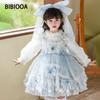 BIBIOOA Осень 2025 Платье принцессы для девочек (Размеры 100-150)