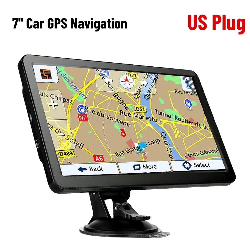HD Car GPS Navigation FM Transmitter Car GPS Navigator 256MB+8G Sat Nav Australia North America Europe Map Voice Reminder