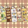 Cartoon Cat World Bookmark Graffiti Reading Page Book Marking Cute Paper Bookmark  Gifts