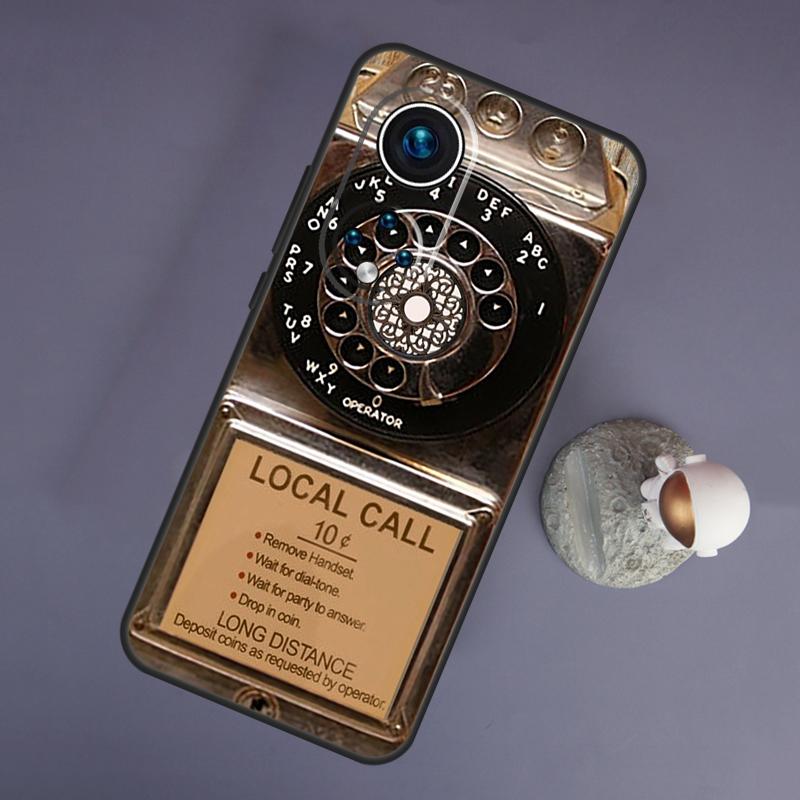 Ретро Телефон Дисковый Набор Для Huawei Honor Magic 5 Lite 70 50 X8 X9 a P20 P30 P40 P50 P60 Pro P Smart Nova 9 5T Чехол