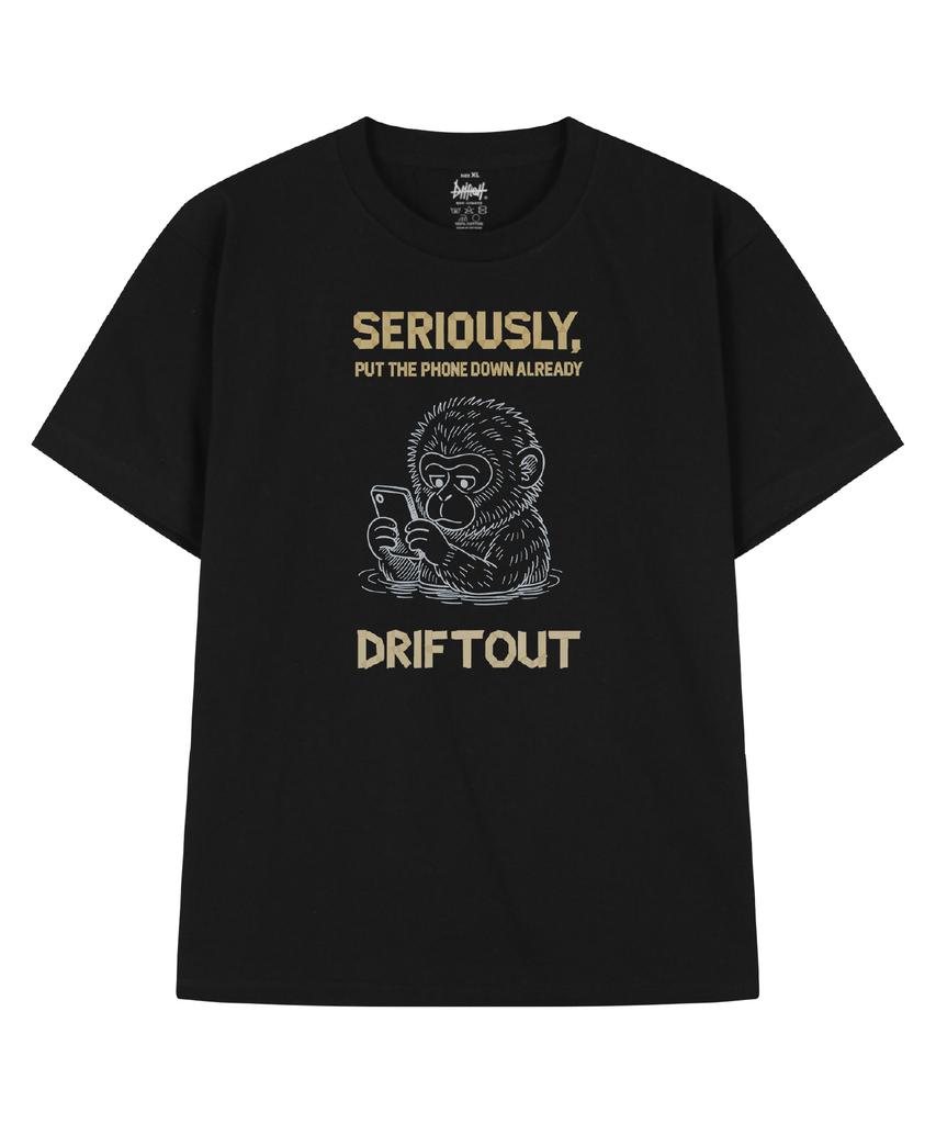 DRIFTOUT Футболка с коротким рукавом "Поставь телефон вниз" (3 цвета)