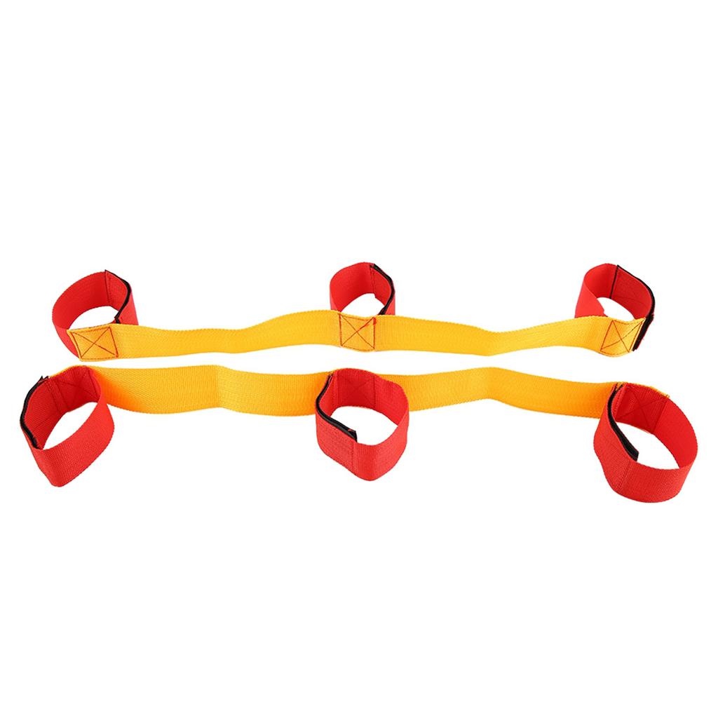 2PCS 3/5/8 Person Fastening Tape Outdoor Team Games Training Props(3 Person)