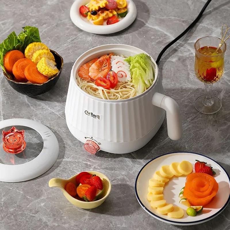 Электрическая плита Многофункциональная электрическая плита Бытовая студенческая общежития Плита Мини-вареная лапша Горшок с лапшой быстрого приготовления
