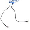 H4 Headlight Relay Wiring Harness 4 Lights Increase Brightness Accessory for Car