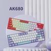 AK680 Mechanical Keyboards Wired Keyboard Hot Swap Gasket E-Sports for Laptop PC Gamer Gifts 68 Key DIY 2 Model Gamer Keyboards