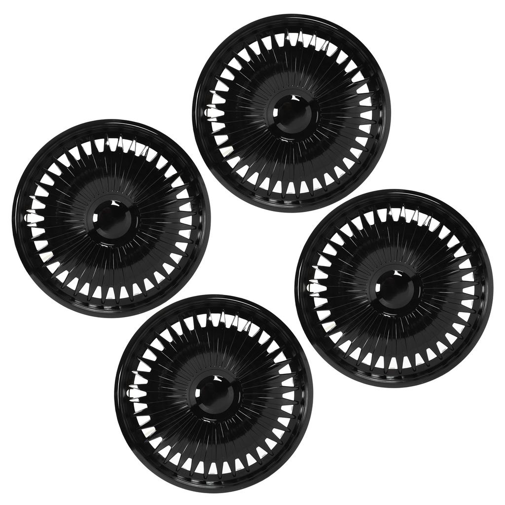 4 шт. 16-дюймовый колпак ступицы колеса черный полностью обернутый защитный обод отделка высокой прочности для RAV4 Corolla Octavia