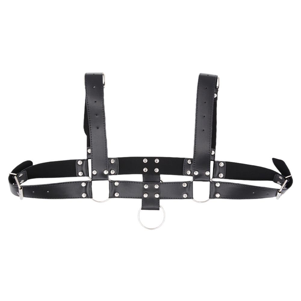 SM Cool Мужская одежда Переплетная кожаная сексуальная одежда Сценические игрушки Переплетная одежда Броня