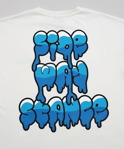 [IMPROVES] [SIDEWAYSTANCE] Short Sleeve Drip Logo Print T-Shirt