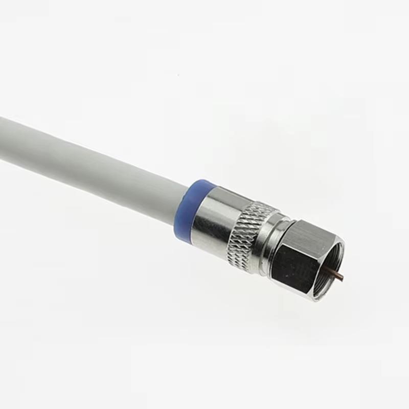 10 шт. F-коннекторы RG6 с обжимкой, водонепроницаемые, устойчивые к погодным условиям, для наружного коаксиального кабеля, ТВ-антенны, спутникового ресивера, проводки