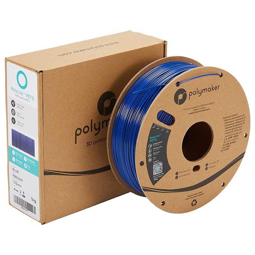 Polymaker PolyLite PETG 1.75 mm 3D printing filament blue