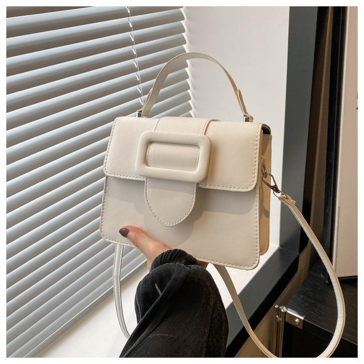 2025 Summer New Fashion Casual Foreign Style Women Simple Fashion Casual Portable Shoulder Crossbody Small Square Bag