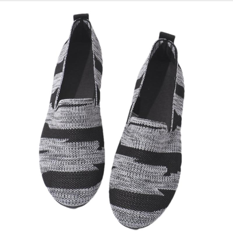 Fashion Knitting Women Flats Loafers Shoes Autumn Classic Sport Shoes Women 2024 Trend Running Casual Shoes Cozy Walking Mujer Zapatos