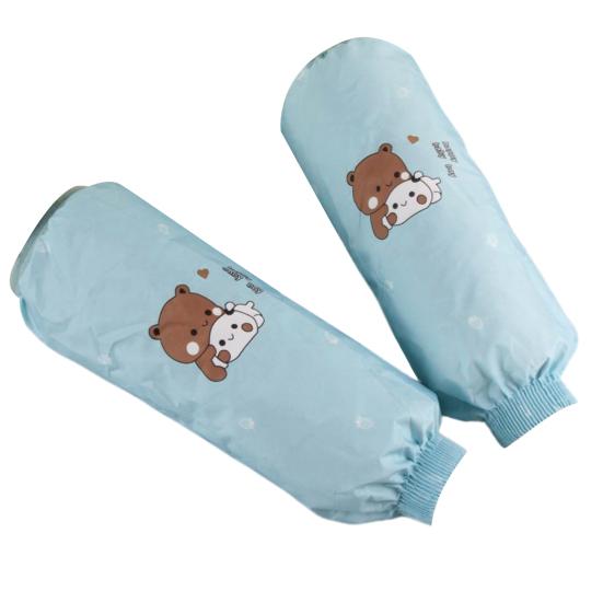 1 пара противообрастающих чехлов на рукавах, водонепроницаемые, с милым мультяшным рисунком, грязеотталкивающие защитные манжеты, грязеотталкивающие рукава для рук