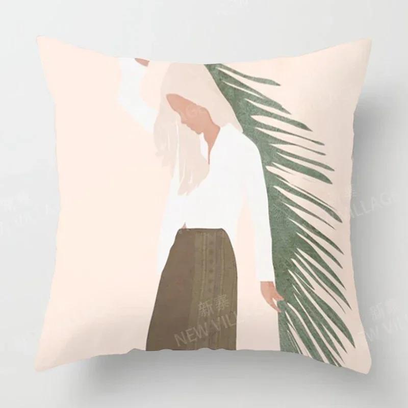 Скандинавский Осенний Домашний Декор Осень Наволочка для Подушки Плед Чехол для Подушки Дивана Бархат Современный