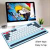 Wireless   Keyboard Rechargeable Ergonomics Silent Keys Tablet Keyboard for Phones