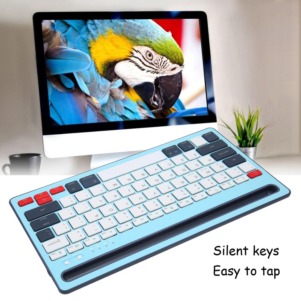 Wireless   Keyboard Rechargeable Ergonomics Silent Keys Tablet Keyboard for Phones