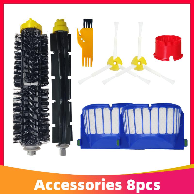 For iRobot Roomba 600 Series 615 664 671 690 691 694 650 660 685 Robot Vacuum Cleaner Main Brush Side Brush Hepa Filter Parts