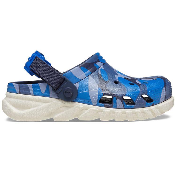 Crocs Duet Max Clog EVA Камуфляж Унисекс Клоги Сине-серые 209192-46K